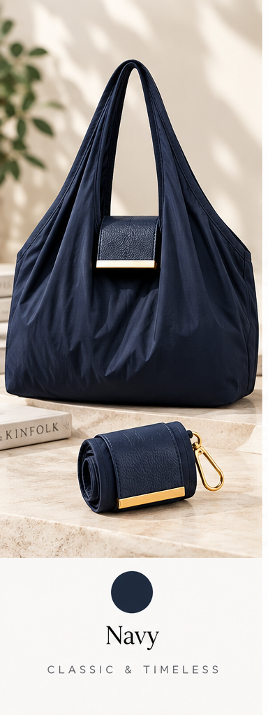 Tote pliable Bleu nuit